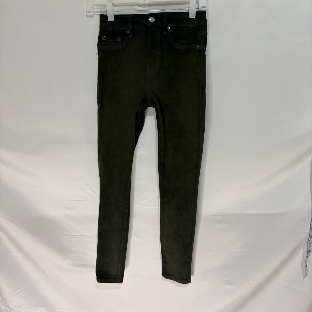 Pistola Womens Green Skinny Jeans Size 25 P6637FTN-CGA